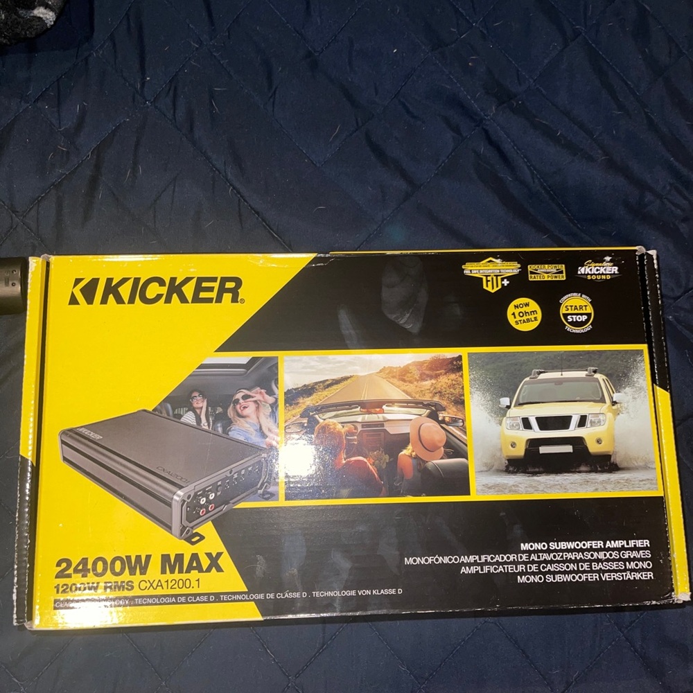 Kicker cxa 1200.1 amplifier